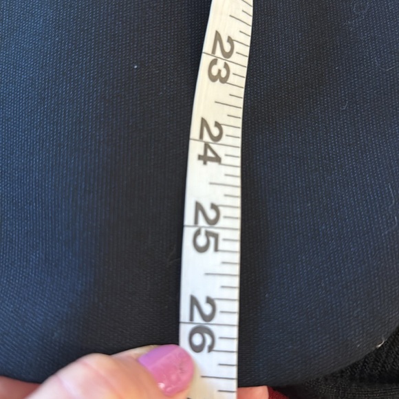 💼 H&M suit jacket blazer black single button tailored fit fully lined size 12 - Picture 10 of 10